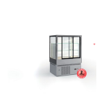 Επαγγελματική ανοξείδωτη βιτρίνα θερμαινόμενη με κυκλοφορία αέρα 137X72X130 εκ ID-IRIS137VITHER