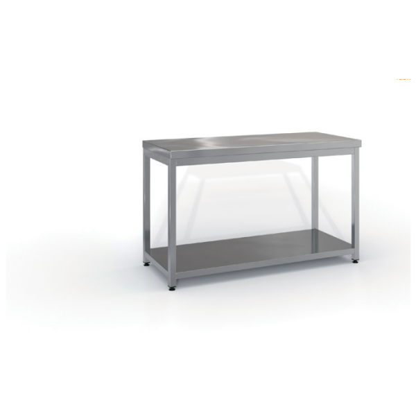 Επαγγελματικό ανοξείδωτο τραπέζι - πάγκος εργασίας 140χ70χ87 εκ ID-TR14070