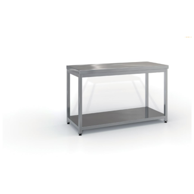 Επαγγελματικό ανοξείδωτο τραπέζι - πάγκος εργασίας 220χ70χ87 εκ ID-TR22070