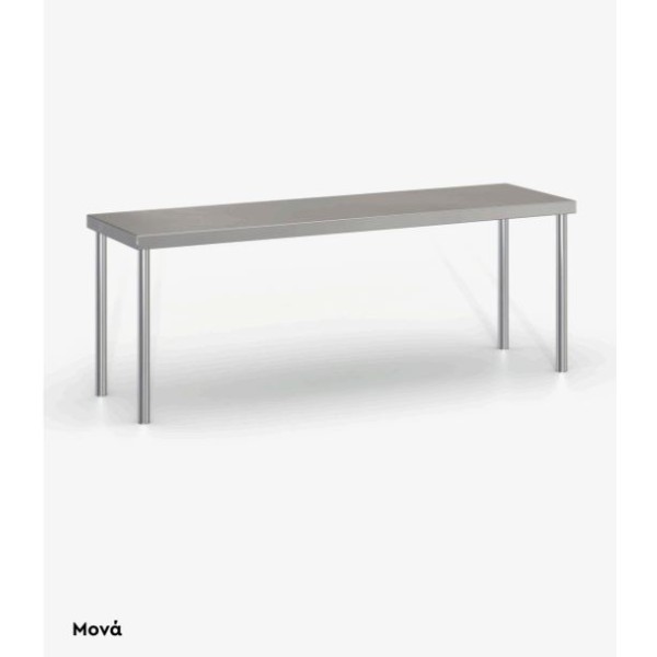 Επαγγελματική ραφιέρα ανοξείδωτη επιτραπέζια με 1 ράφι 140χ30χ40 εκ ID-RAFI.EPM140