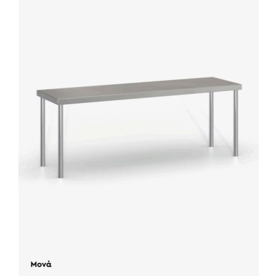 Επαγγελματική ανοξείδωτη ραφιέρα επιτραπέζια με 1 ράφι 160χ30χ40 εκ ID-RAFI.EPM160