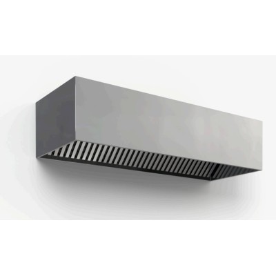 Επαγγελματική φούσκα-χοάνη κέντρου ανοξείδωτη 297X197X58 εκ ID-FOUSK.Κ.297