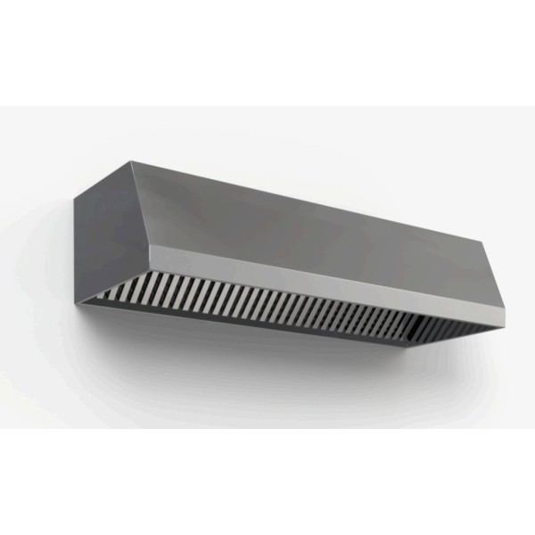 Επαγγελματική φούσκα-χοάνη τοίχου ανοξείδωτη 147χ90χ58 εκ ID-FOUSK.T.147