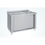 Λάντζα κλειστή με 1 γούρνα 70Χ70Χ85 εκ BM-LK170