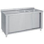 Λάντζα κλειστή με 2 γούρνες 100Χ60Χ85 εκ BM-LKE2100