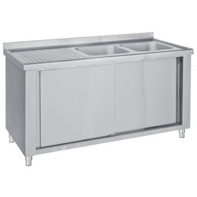 Λάντζα κλειστή με 2 γούρνες 140Χ70Χ85 εκ BM-LK2140