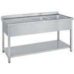 Λάντζα ανοιχτή με 2 γούρνες 160Χ60Χ85 εκ BM-LAE2160