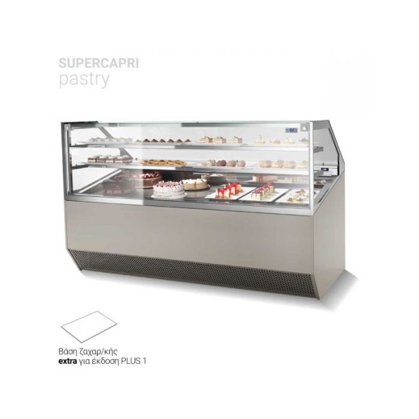Βιτρίνα παγωτού 18 γεύσεων SUPERCAPRI 170 (H135)