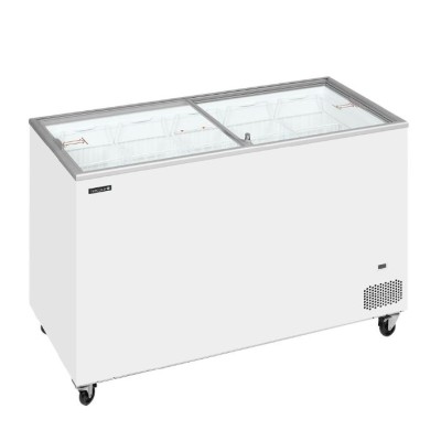 Καταψύκτης με ίσια συρόμενα κρύσταλλα 1300x630x892mm ENERGY CLASS  D