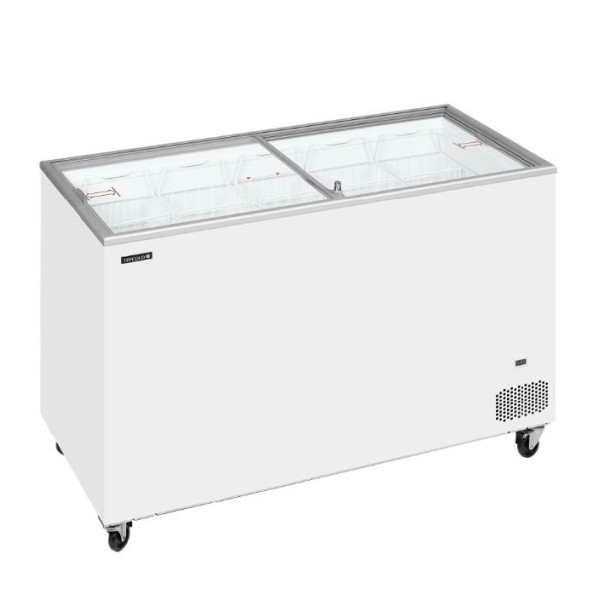 Καταψύκτης με ίσια συρόμενα κρύσταλλα 1300x630x892mm ENERGY CLASS  D