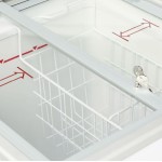 Καταψύκτης με ίσια συρόμενα κρύσταλλα 1300x630x892mm ENERGY CLASS  D