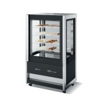 Βιτρίνα κατάψυξη-συντήρηση πανοραμική  CRISTAL TOWER 93LH RV TB/TN BLACK 