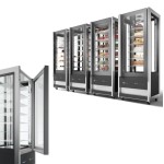 Βιτρίνα κατάψυξη πανοραμική CRISTAL TOWER 75 RS TB BLACK 