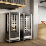 Βιτρίνα κατάψυξη πανοραμική CRISTAL TOWER 75 RS TB BLACK 