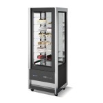 Βιτρίνα κατάψυξη πανοραμική CRISTAL TOWER 75 RS TB BLACK 