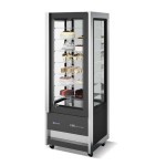 Βιτρίνα κατάψυξη-συντήρηση πανοραμική 565 lt CRISTAL TOWER 75 RV TB/TN BLACK