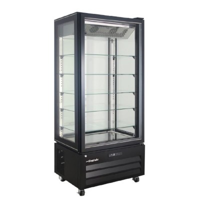 Βιτρίνα κατάψυξης πανοραμική VICTORIA 85 NFN BLACK