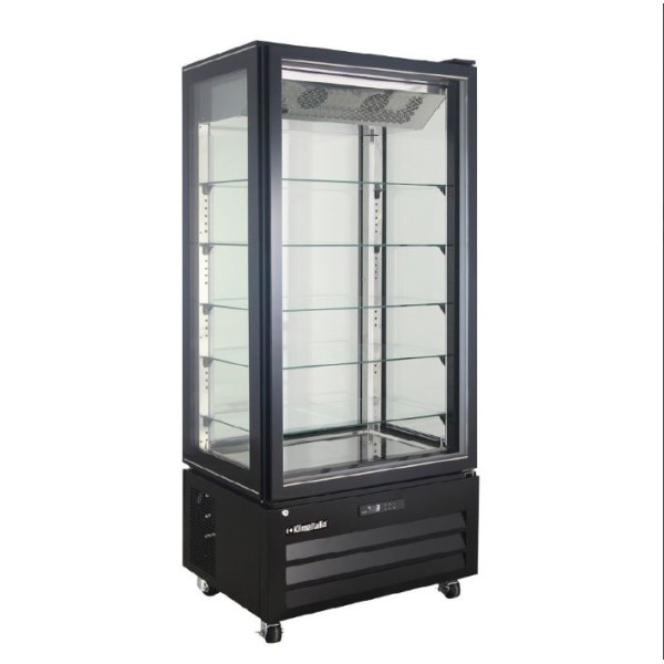 Βιτρίνα συντήρησης πανοραμική VICTORIA 85 NFP BLACK