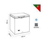 Καταψύκτης Silver 990x660x850mm HC320TS+