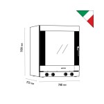 Φούρνος κυκλοθερμικός με υγραντήρα ALFA 1035H-2