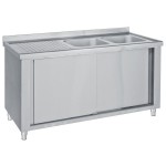 Λάντζα κλειστή με 2 γούρνες 140Χ70Χ85 εκ BM-LK2140