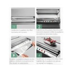 Συσκευή μεμβράνης Dynamic IWM-450 Ηλεκτρική Συσκευή μεμβράνης για τρόφιμα 330W. ICS-300.0723