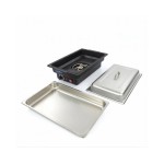 Επαγγελματικό Bain Marie ηλεκτρικό επιτραπέζιο GN 1/1 61X35X28 εκ MAX-09300001