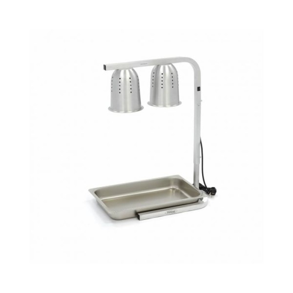 Επαγγελματική λάμπα θέρμανσης ηλεκτρική επιτραπέζια GN 1/1 (HOT CON) 35X56X76 εκ MAX-09362041