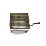 Επαγγελματικό ζυμωτήριο κρεάτων χειροκίνητο επιτραπέζιο 30 λίτρων δύο άξονων 45,5Χ38,5Χ35,5 εκ MAX-09368000