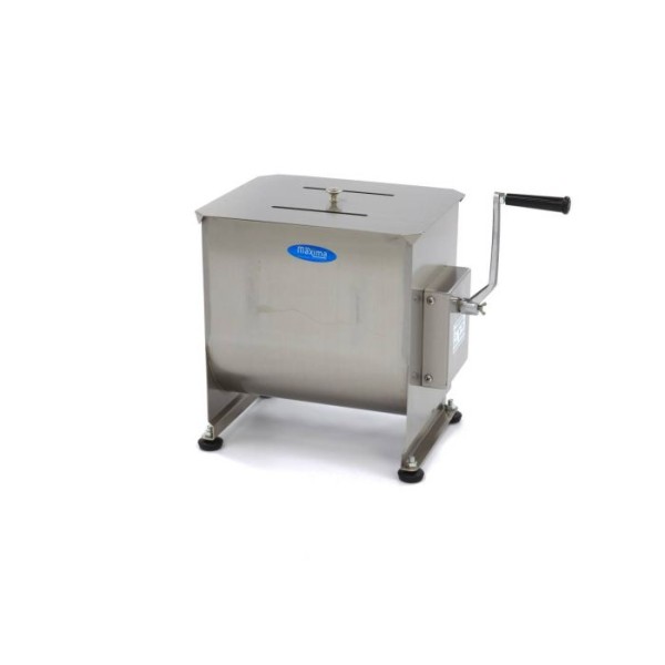 Επαγγελματικό ζυμωτήριο κρεάτων χειροκίνητο επιτραπέζιο 30 λιτρων ενός άξονα 45,5Χ38,5Χ35,5 εκ MAX-09300442