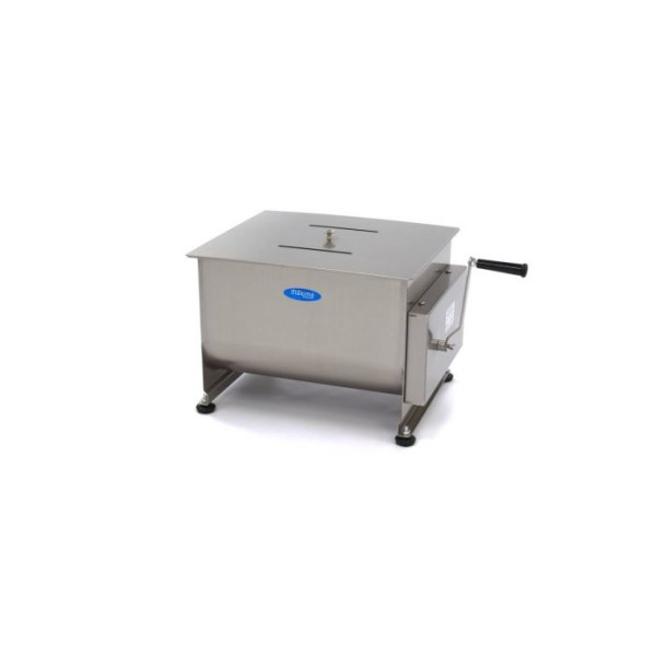 Επαγγελματικό ζυμωτήριο κρεάτων χειροκίνητο επιτραπέζιο 40 λίτρων δύο άξονων 52Χ39,5Χ36,5 εκ MAX-09368001