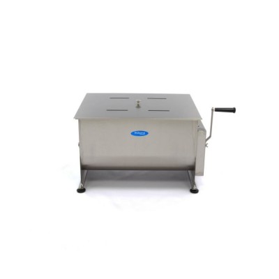 Επαγγελματικό ζυμωτήριο κρεάτων χειροκίνητο επιτραπέζιο 60 λίτρων δύο άξονων 59,5Χ48,5Χ38,5 εκ MAX-09368003