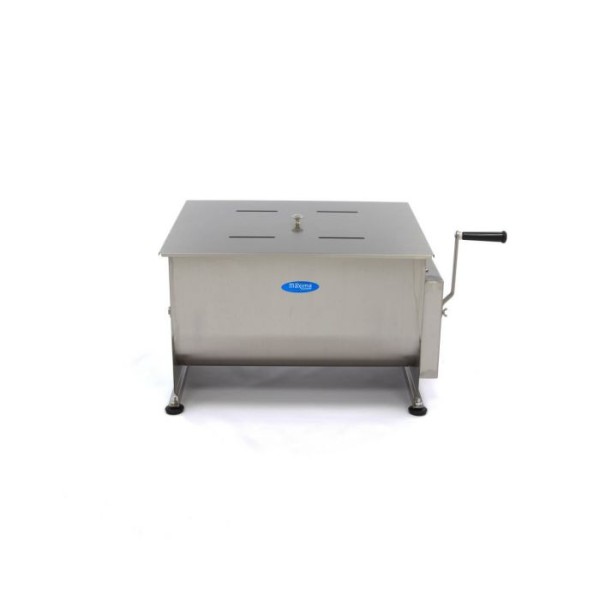 Επαγγελματικό ζυμωτήριο κρεάτων χειροκίνητο επιτραπέζιο 60 λίτρων δύο άξονων 59,5Χ48,5Χ38,5 εκ MAX-09368003