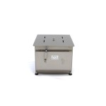 Επαγγελματικό ζυμωτήριο κρεάτων χειροκίνητο επιτραπέζιο 60 λίτρων δύο άξονων 59,5Χ48,5Χ38,5 εκ MAX-09368003