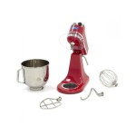 Επαγγελματικό πλανητικό ηλεκτρικό επιτραπέζιο μίξερ 7 λίτρων παστέλ κόκκινο 42,5χ24χ42,5 εκ MAX-09360760