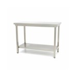 Τραπέζι από ανοξείδωτο χάλυβα 120x70cm Ρυθμιζόμενο ύψος MAX-09364009