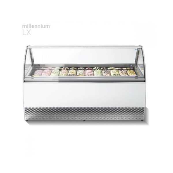 Βιτρίνα παγωτού 20 γεύσεων MILLENNIUM 190 LX