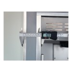 Ψυγείο θάλαμος κατάψυξη Μαύρος με 2 γυάλινες πόρτες 137X72X200 εκ BM-UPF137BL