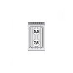 Εστία αερίου διπλή επιτραπέζια Lotus 40x70.5x28 PCT-74GP