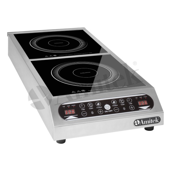 Επαγωγική εστία με διπλή επιφάνεια μαγειρέματος DT700 Touch 34Χ81Χ12