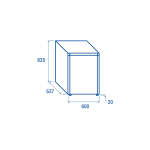 Ψυγείο αναψυκτικών συντήρηση QRX 200 - 200lt