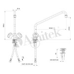 Βρύση RBT100R 42Χ17Χ9