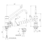 Βρύση RBT200P 42Χ17Χ9