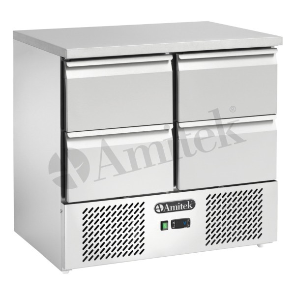 Αεριζόμενο Ψυχόμενο Ψυγείο Σαλατών με Συρτάρια AK921V-4D 90Χ70Χ88