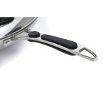 Τηγάνι Wok από ανοξείδωτο χάλυβα για επαγωγή MAX-09371060