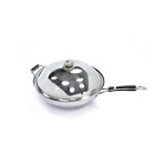 Τηγάνι Wok από ανοξείδωτο χάλυβα για επαγωγή MAX-09371060