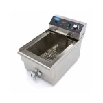 Φριτέζα ηλεκτρική επιτραπέζια 16L με βρύση αποστράγγισης 33.6Χ53Χ38.5 ΜΑΧ-09365010