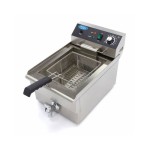 Φριτέζα ηλεκτρική επιτραπέζια 16L με βρύση αποστράγγισης 33.6Χ53Χ38.5 ΜΑΧ-09365010