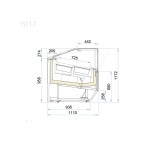 Βιτρίνα παγωτού 18 γεύσεων SUPERCAPRI 170 (H117)