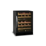 Ψυγείο βιτρίνα συντήρηση κρασιών frameless επιτραπέζιο μάυρο 59.5x57x82 εκ TFW200-F